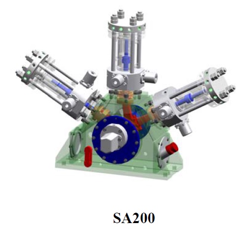 Схематичное изображение модели SA200